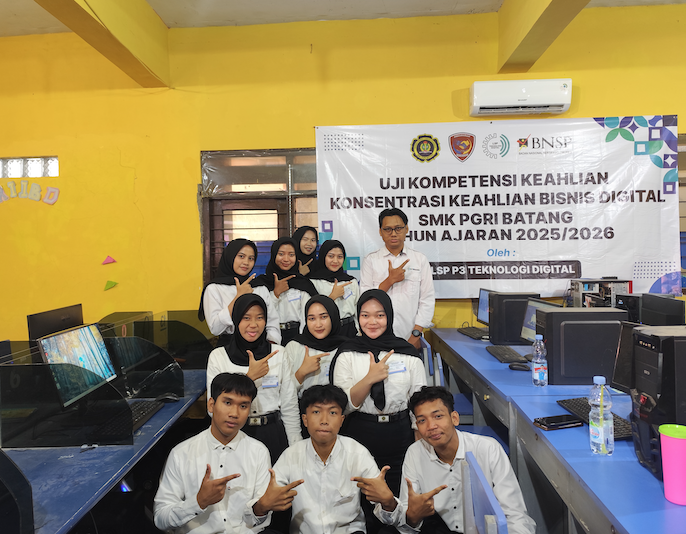 Digital Marketing Batang: Uji Sertifikasi BNSP di SMK PGRI Batang Tingkatkan Kompetensi Siswa
