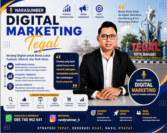 Narasumber Digital Marketing Tegal