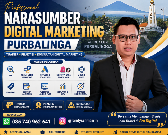Narasumber Digital Marketing Purbalingga: Meningkatkan Kompetensi Digital untuk UMKM, Pendidikan, dan Dunia Industri