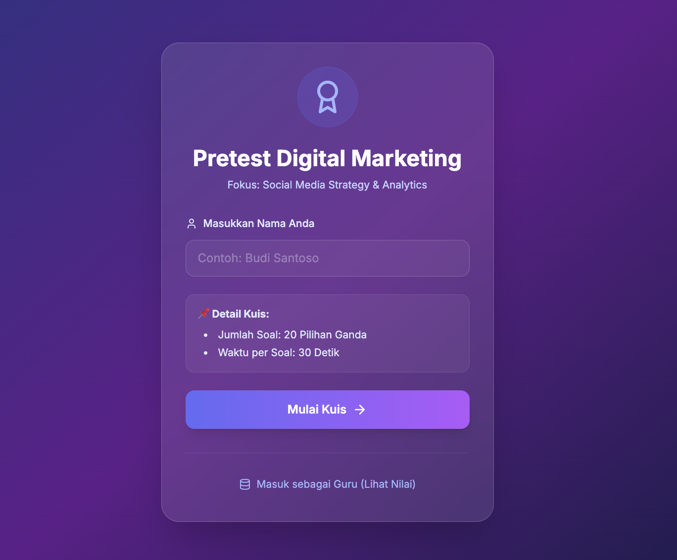 Pretest Digital Marketing