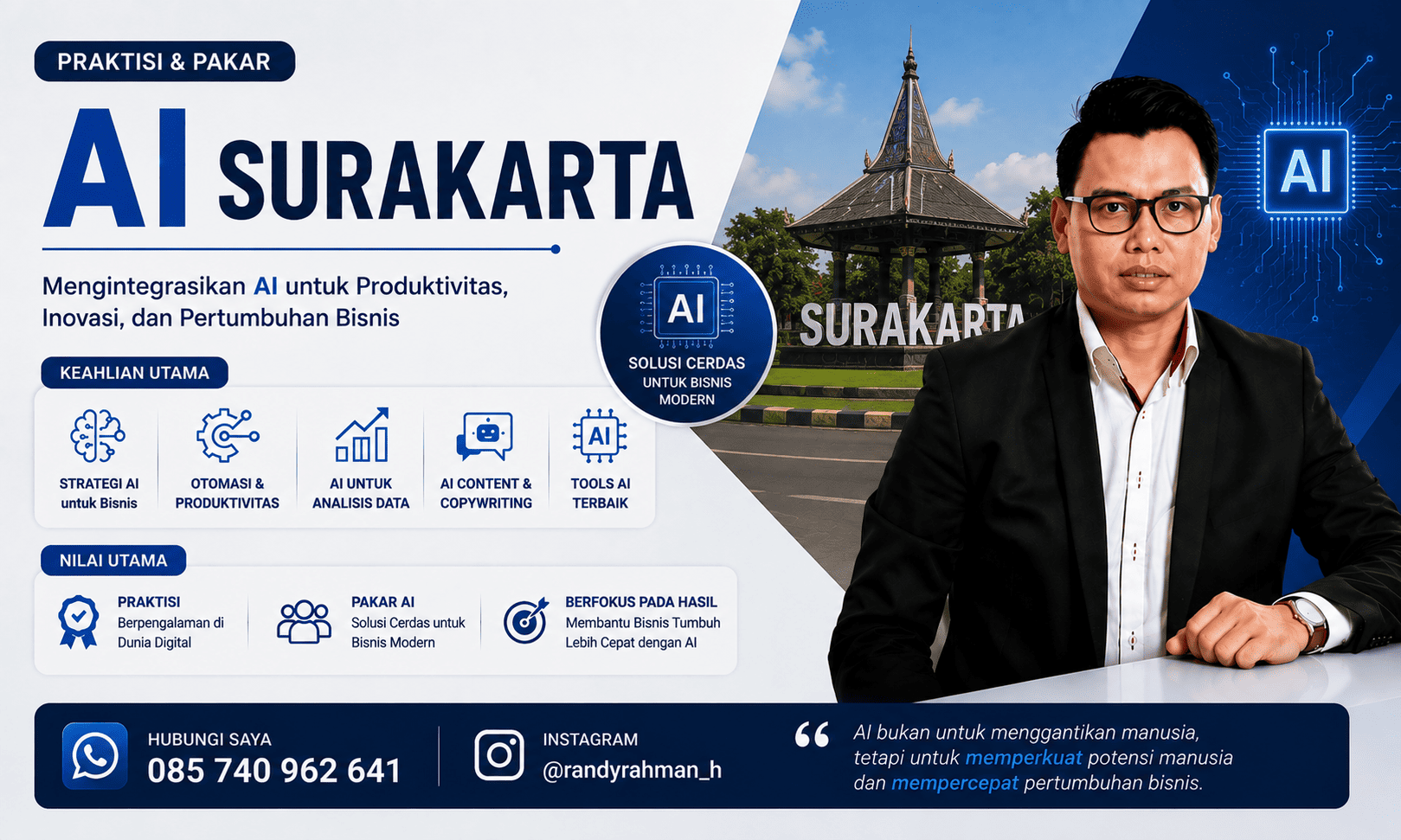 Narasumber AI Surakarta: Membantu SDM Memahami dan Menggunakan AI Secara Strategis
