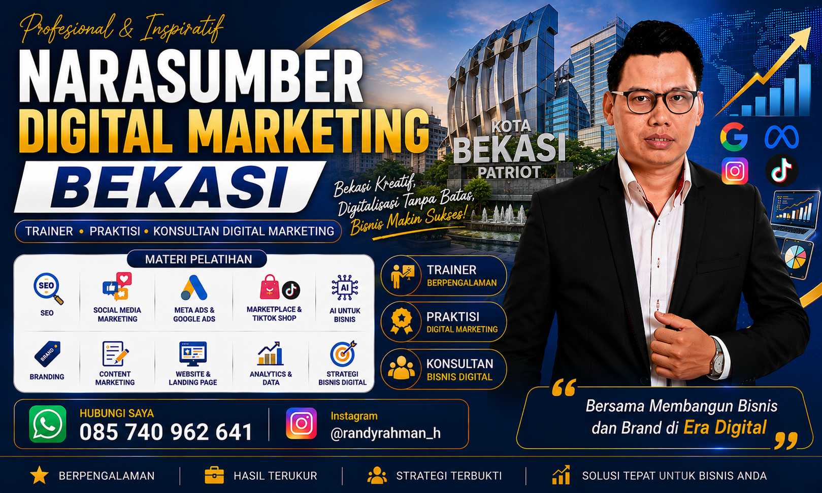 Narasumber Digital Marketing Bekasi