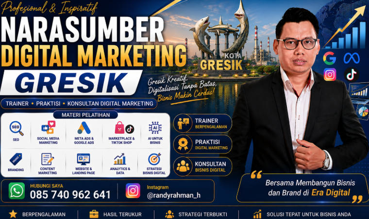 Narasumber Digital Marketing Gresik