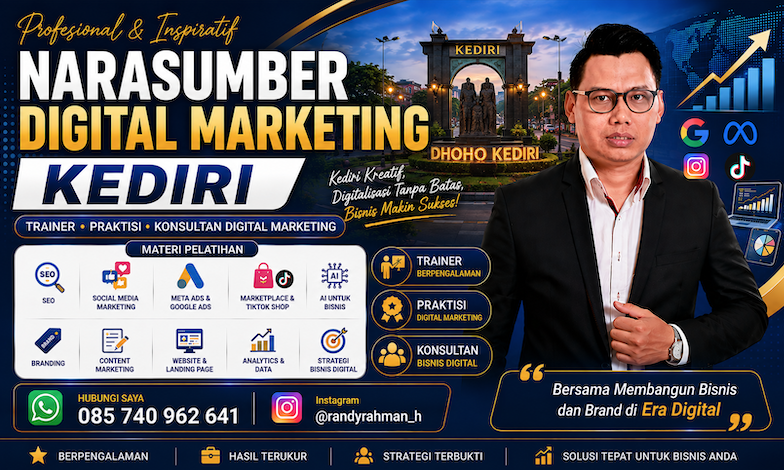 Narasumber Digital Marketing Kediri: Membangun Strategi Pemasaran Berbasis Data untuk Bisnis yang Bertumbuh