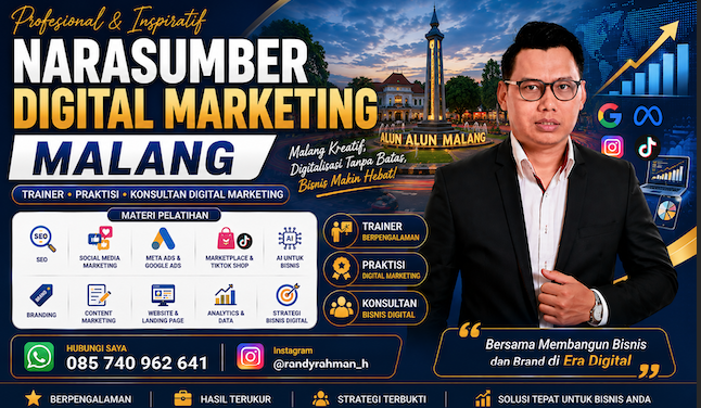 Narasumber Digital Marketing Malang: Menyiapkan Talenta Digital yang Siap Menghadapi Dunia Bisnis Modern