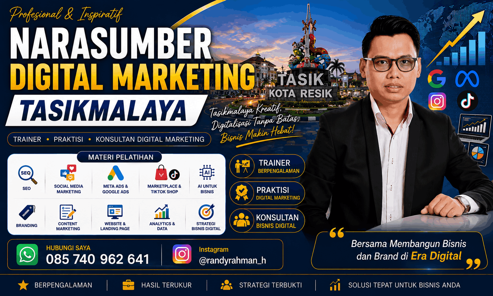 Narasumber Digital Marketing Tasikmalaya: Mengubah Bisnis Lokal Menjadi Brand yang Lebih Dikenal